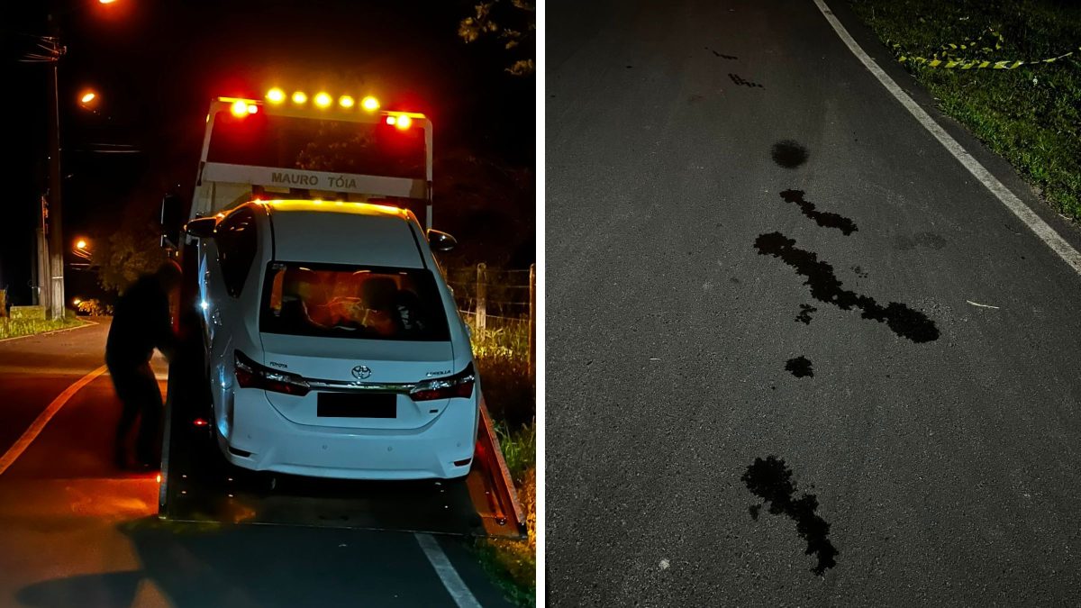 Homem invade casa, mata ex-companheira e atual namorado a tiros e foge de carro em SC; veículo foi abandonado e polícia ainda não localizou o suspeito