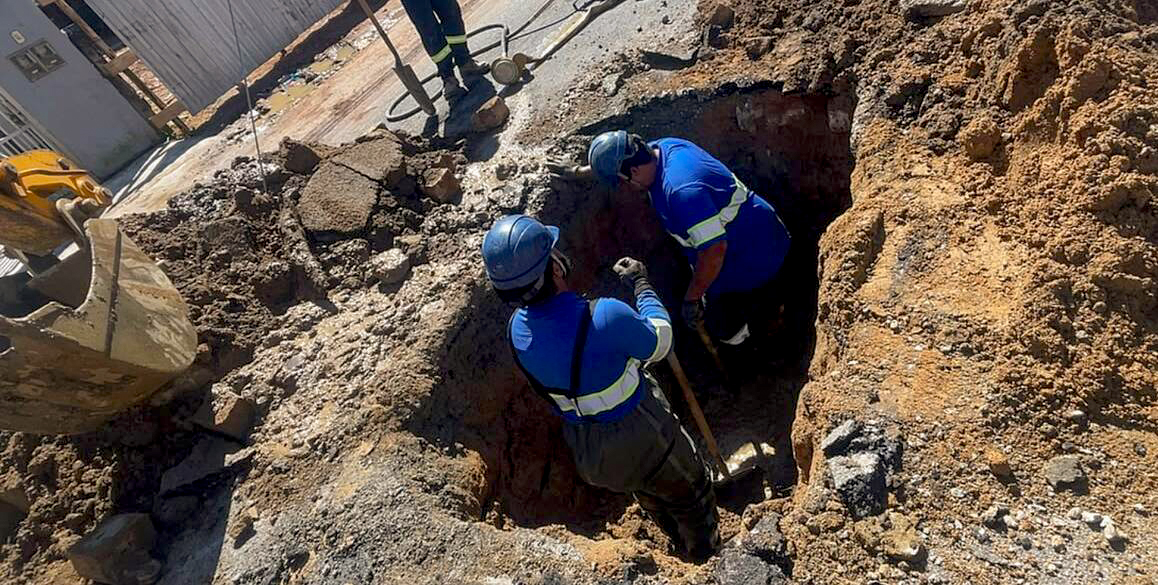 Emasa orienta economia de água durante reparo em adutora nesta segunda-feira