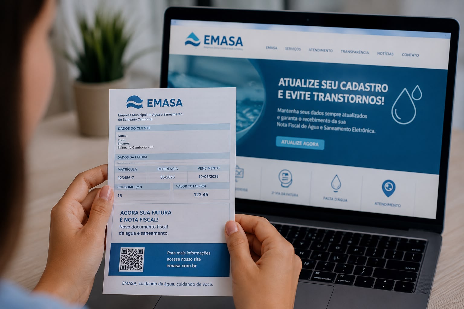 Quase mil imóveis de Balneário Camboriú ainda precisam atualizar cadastro na Emasa