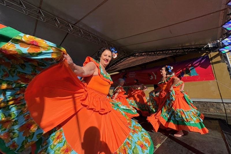 Festival Folclórico leva diversidade cultural e tradições ao bairro Itaipava