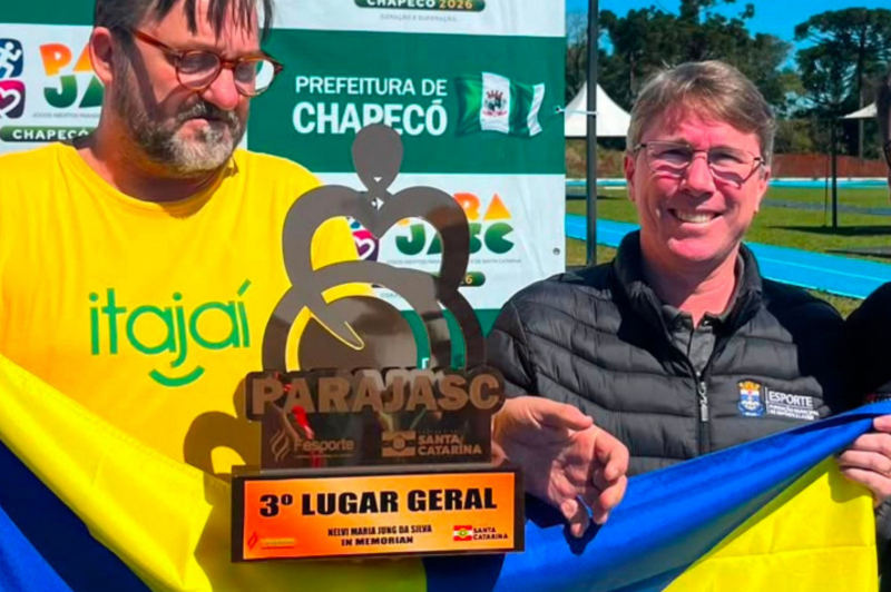Itajaí conquista terceiro lugar geral nos Parajasc 2026