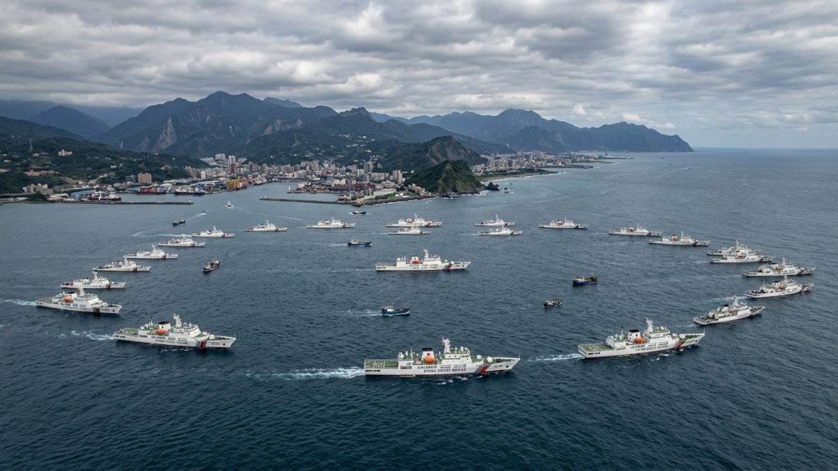 A China está cercando Taiwan enquanto o mundo olhava para o Irã