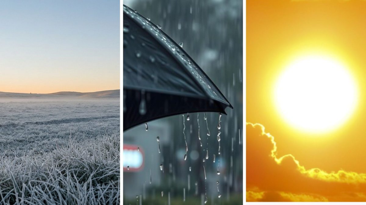 Oeste de SC terá virada no tempo com frio, chuva e calor de 30°C; entenda