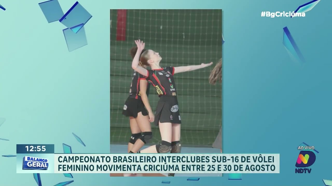 Vôlei Mampi sedia competição nacional Sub-16 feminina em Criciúma