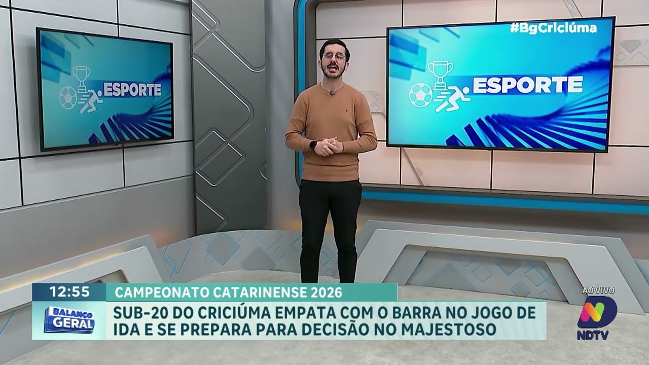 Criciúma empata com Barra no jogo de ida da final do Catarinense
