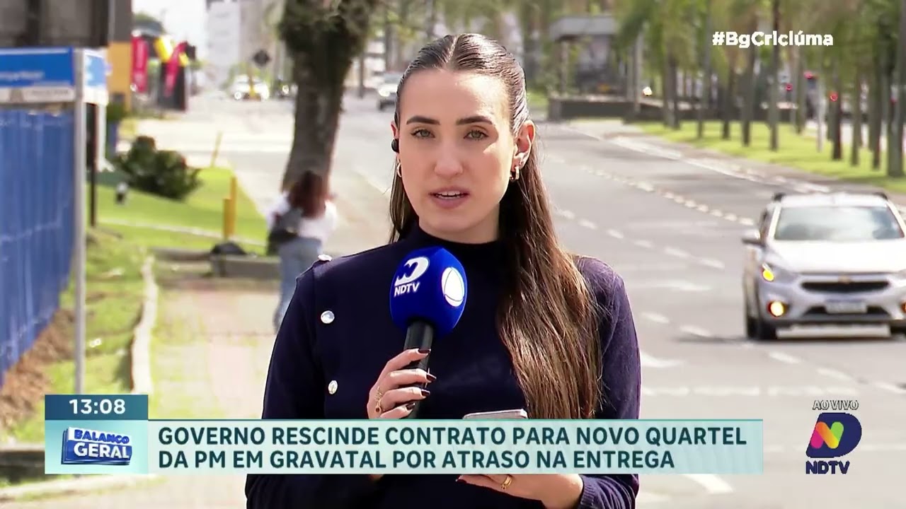 Governo rescinde contrato para novo quartel da PM em Gravatal