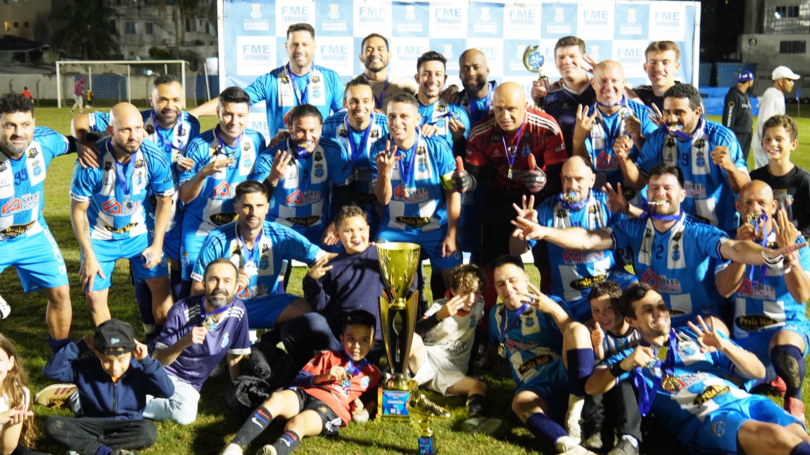 Real Madrid BC é tricampeão do Campeonato de Futebol Veterano de Balneário Camboriú
