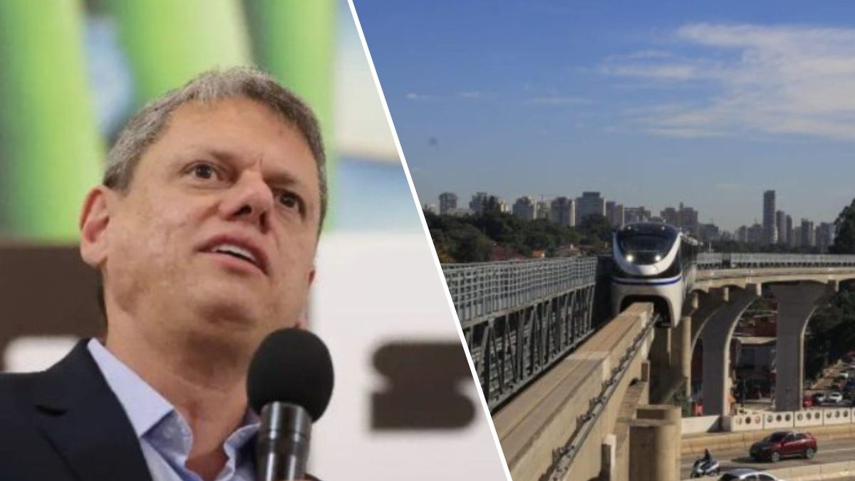Promessa eleitoral? Tarcísio muda discurso e fala em retirar Linha 17-Ouro de concessão