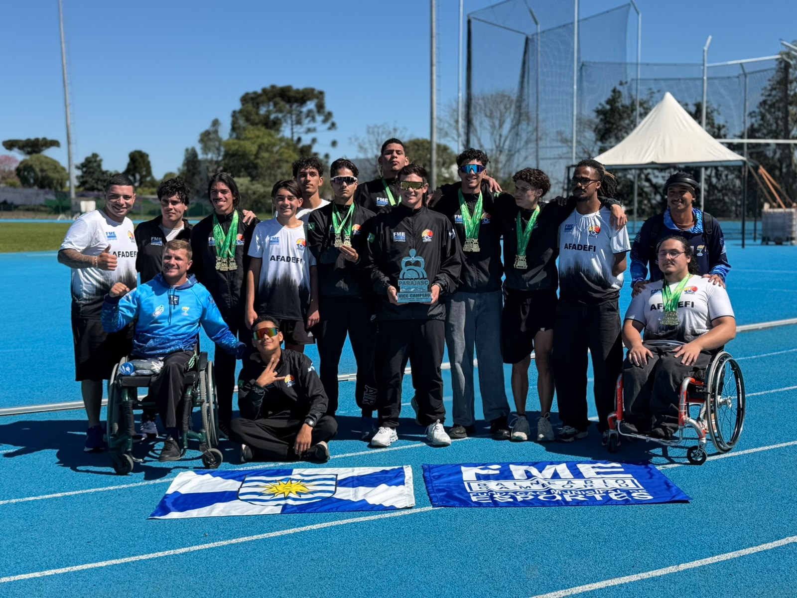 BC conquista 80 medalhas e oito troféus nos Jogos Abertos Paradesportivos de Santa Catarina