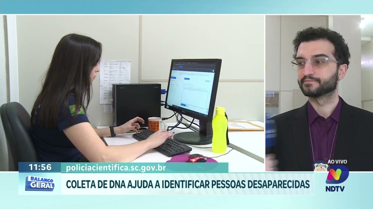 Coleta de DNA ajuda a identificar pessoas desaparecidas