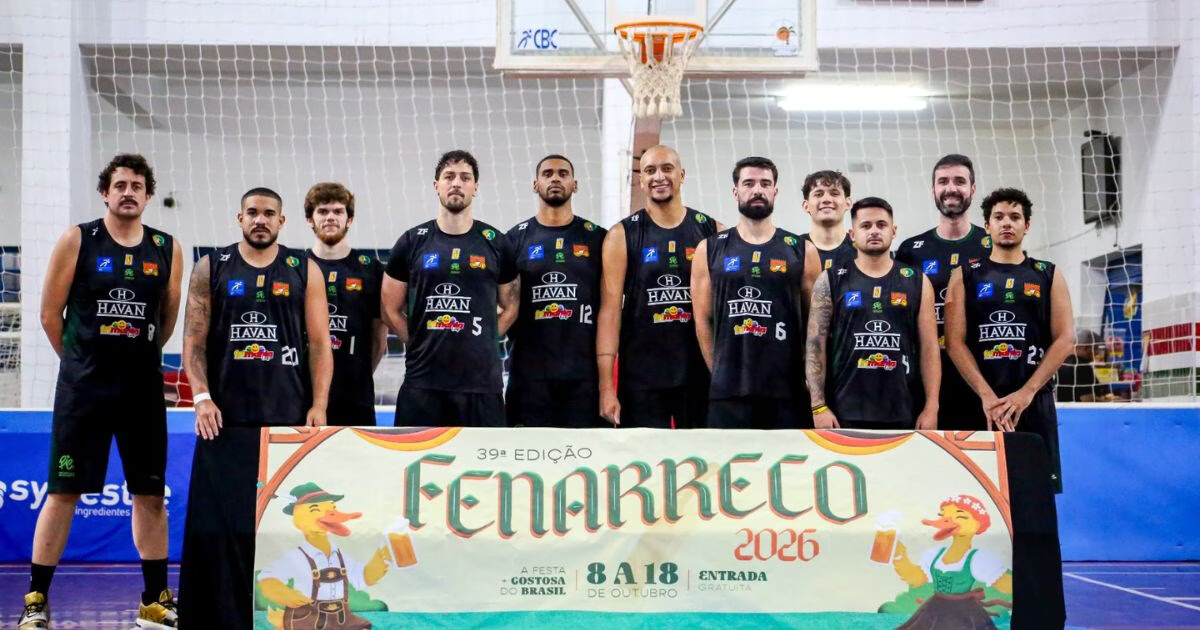 Atual campeão, Brusque Basquete inicia caminhada no Catarinense nesta terça-feira