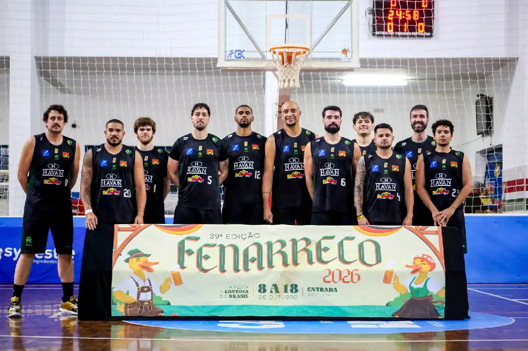 Brusque Basquete estreia no Estadual nesta terça-feira diante do Blumenau