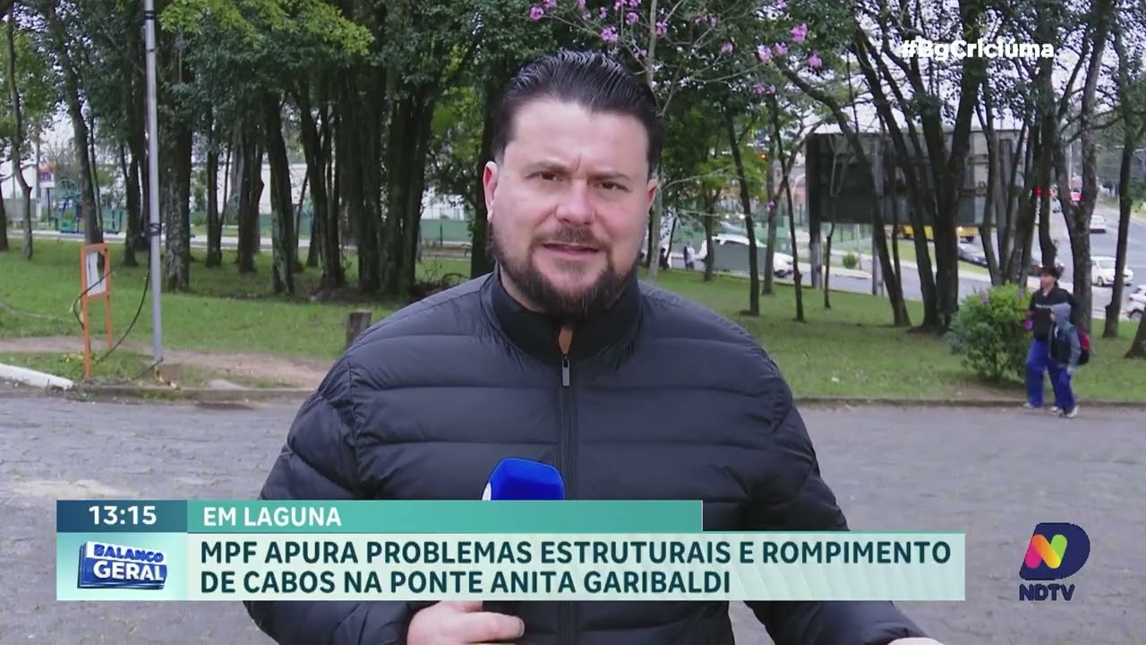 Ponte Anita Garibaldi segue sob investigação após cabo rompido