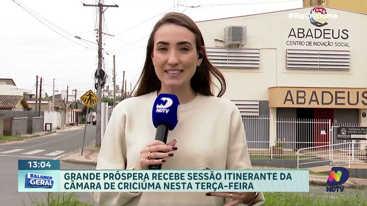 Grande Próspera recebe sessão itinerante da Câmara de Criciúma