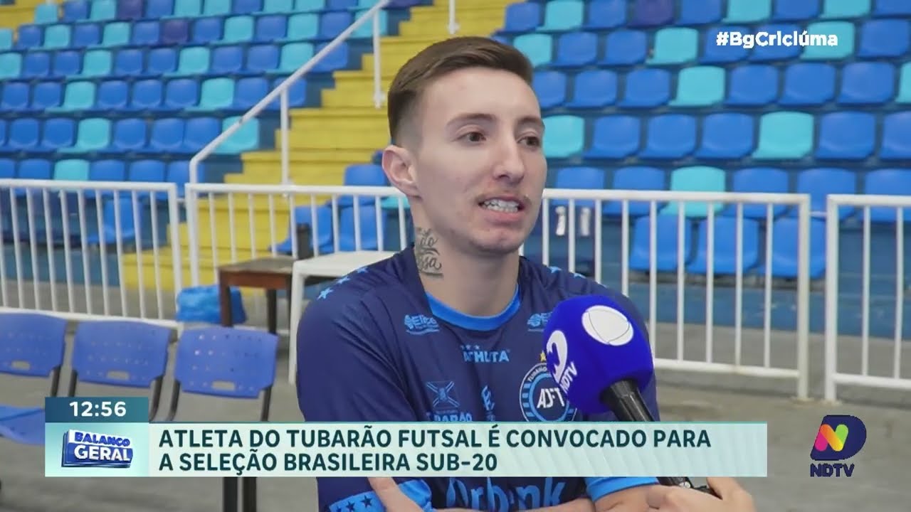 Luquinhas, do Tubarão Futsal, é convocado para a Seleção Sub-20