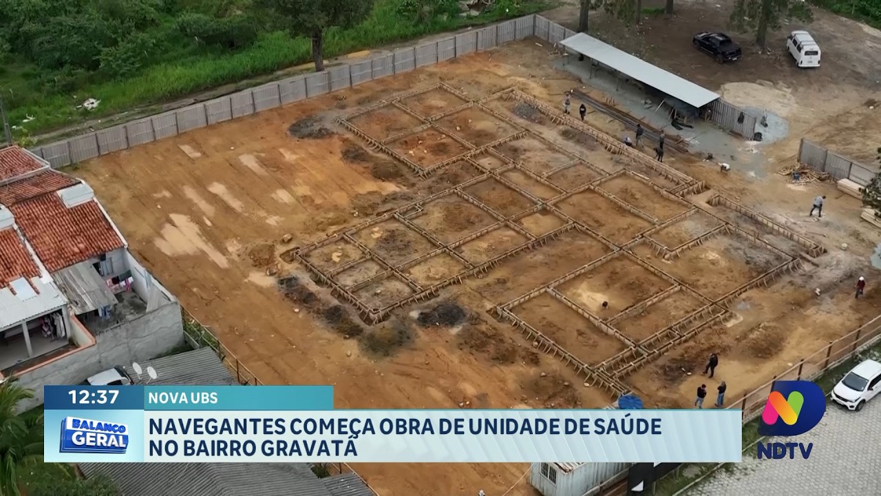 Navegantes investe em nova unidade de saúde no bairro Gravatá
