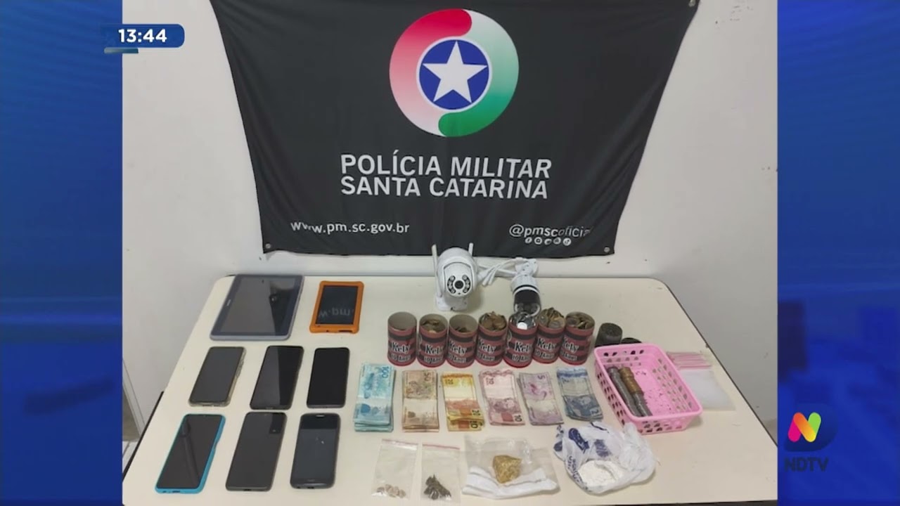 Bairro Itoupavazinha: Polícia Militar prende casal por tráfico de drogas e receptação