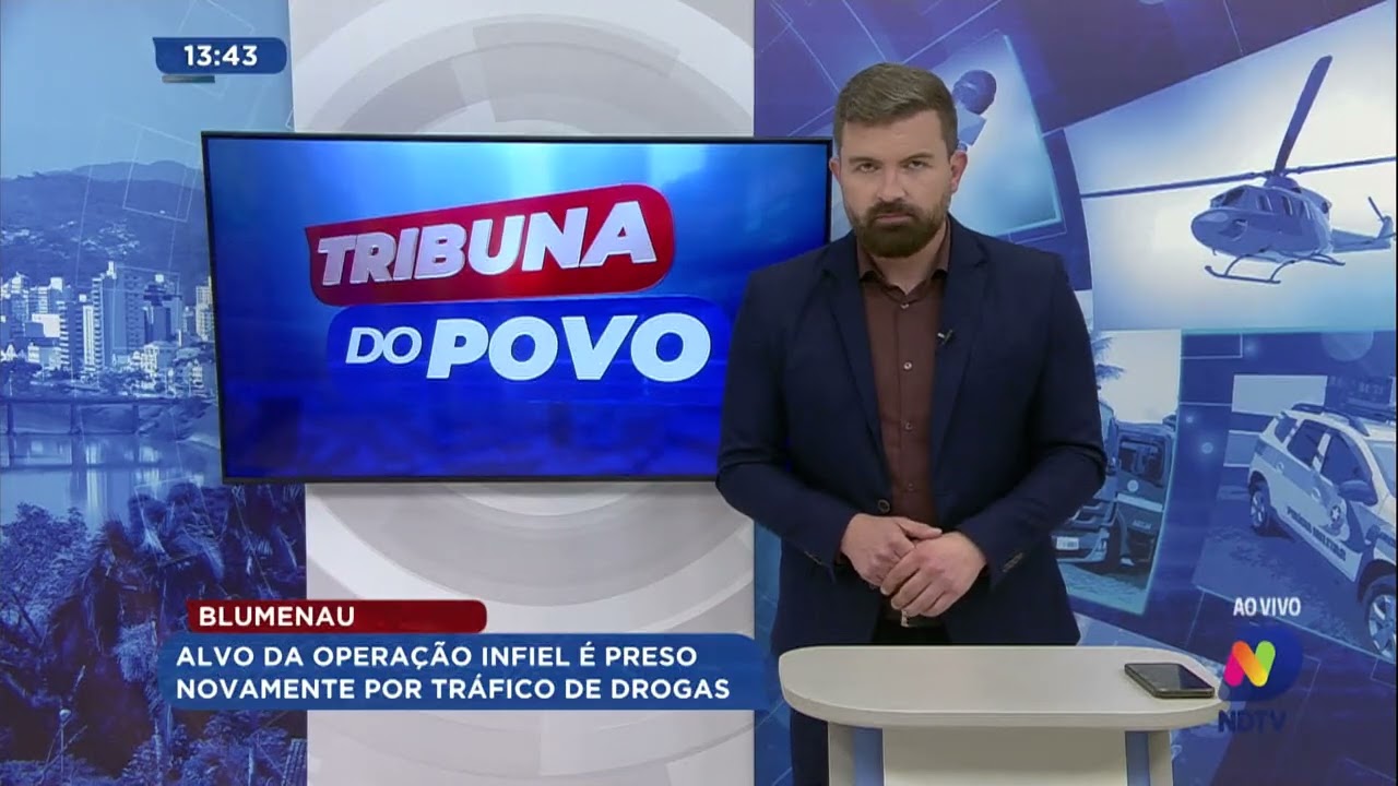 Blumenau: alvo da Operação Infiel é preso novamente por tráfico de drogas