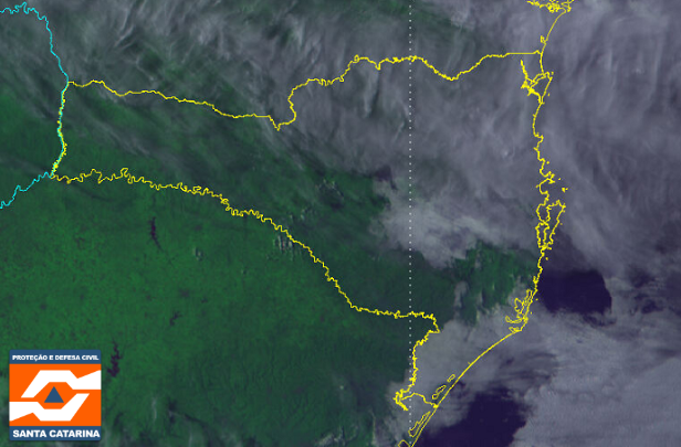 Monitoramento Meteorológico DC/SC 25/08 17:00 - Secretaria de Estado da Proteção e Defesa Civil de Santa Catarina