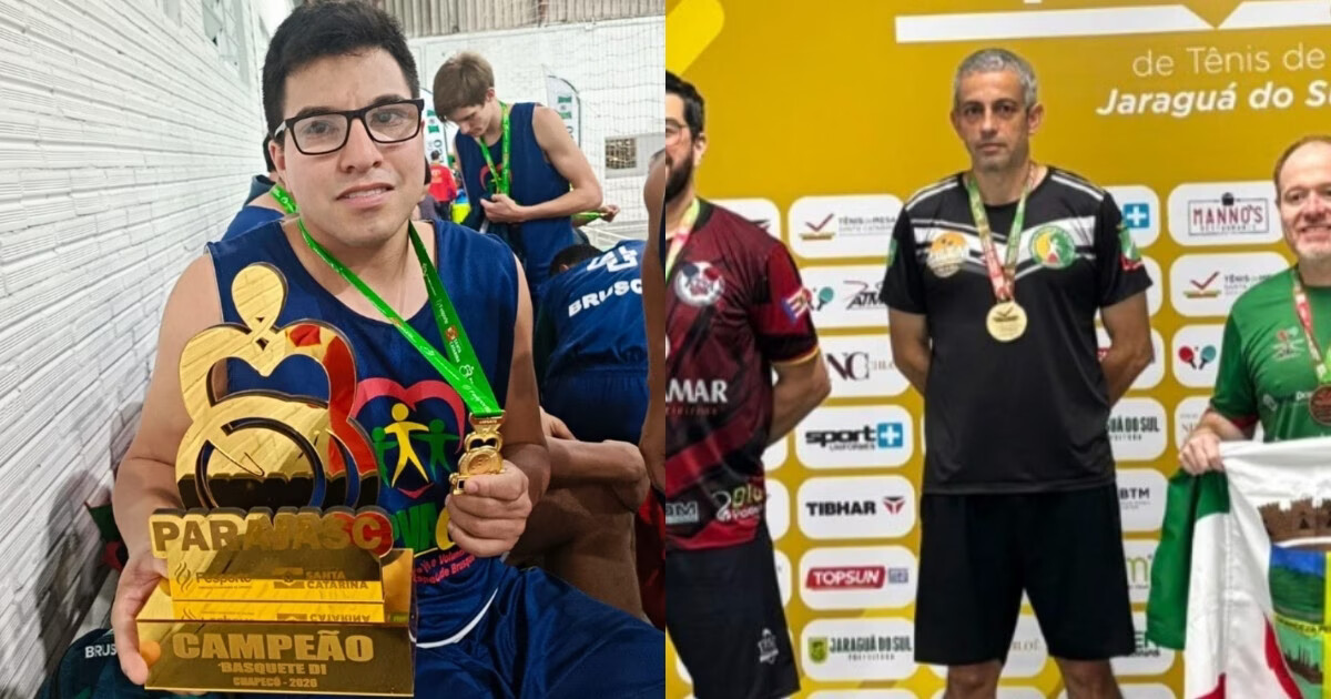 Servidores da Setram de Brusque conquistam medalhas de ouro em competições nacionais