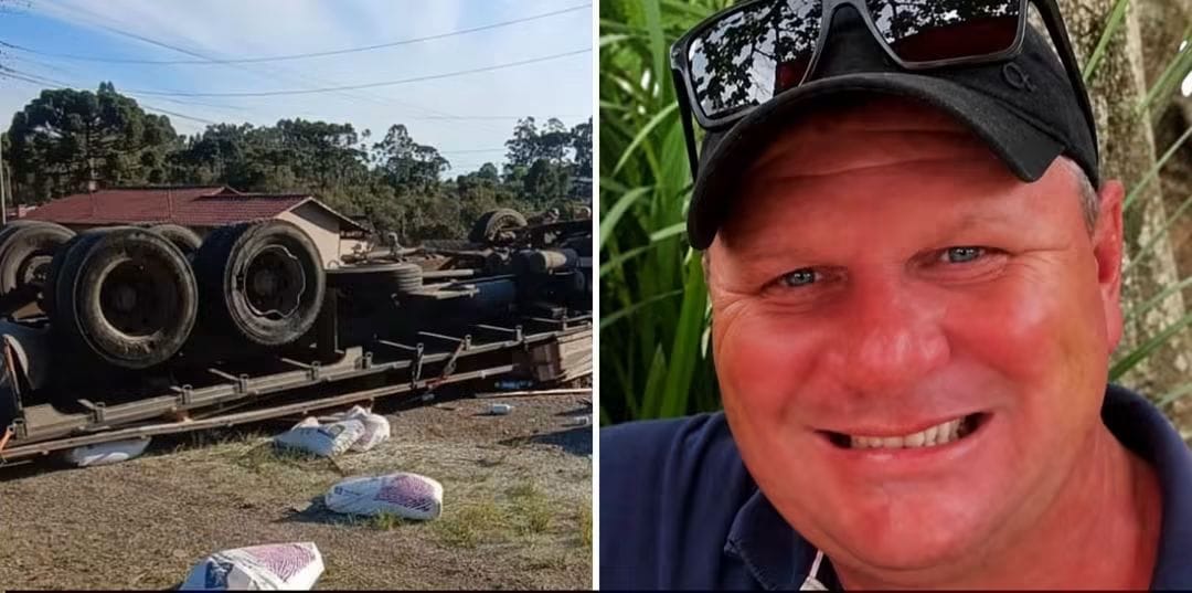 Caminhoneiro morre após tombamento de caminhão na BR-116, em Monte Castelo |