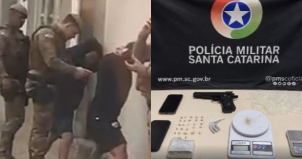 Jovens que tinham ponto de drogas em Brusque são presos