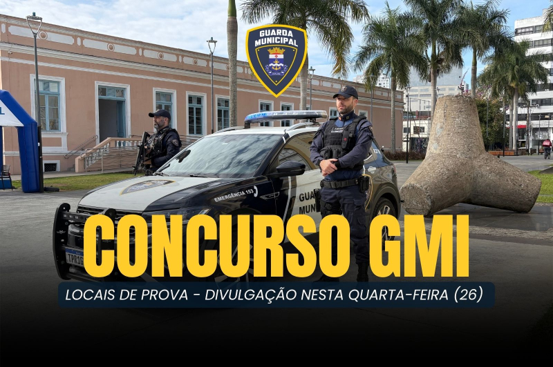 Prova do concurso da Guarda Municipal de Itajaí será realizada neste domingo (30)