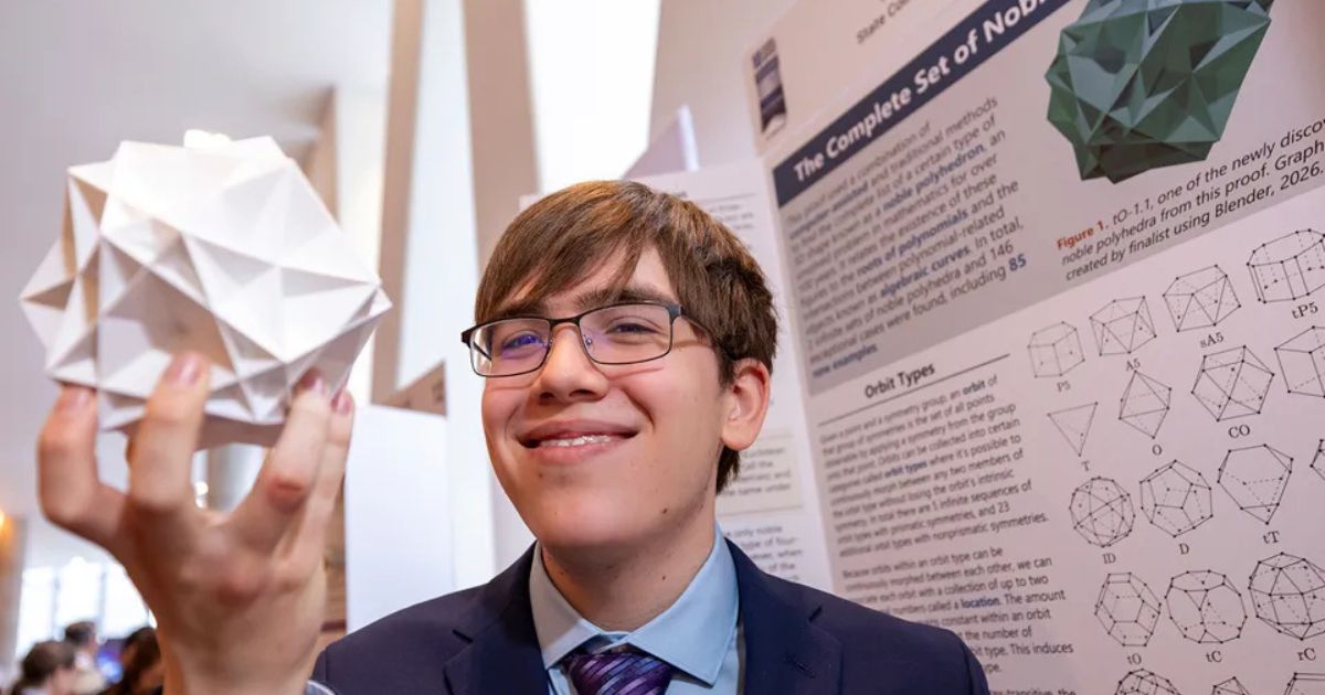 Ao investigar os mistérios da geometria, estudante de 17 anos descobre 85 formas tridimensionais nunca vistas e ganha prêmio de R$ 1,2 milhão por revelar novos poliedros