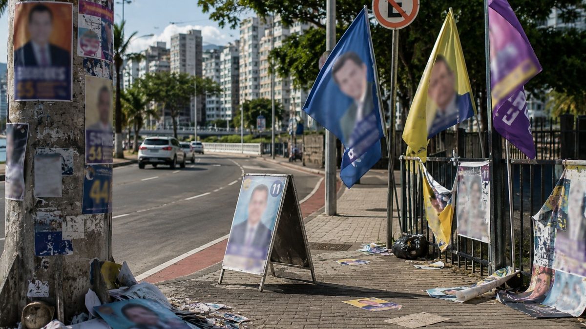Propaganda eleitoral irregular em SC registra 170 denúncias com foco em vias públicas; Florianópolis lidera ranking no estado