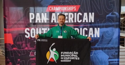 Brusquense Paulo Costa é vice-campeão Pan-Americano de Kickboxing no Chile