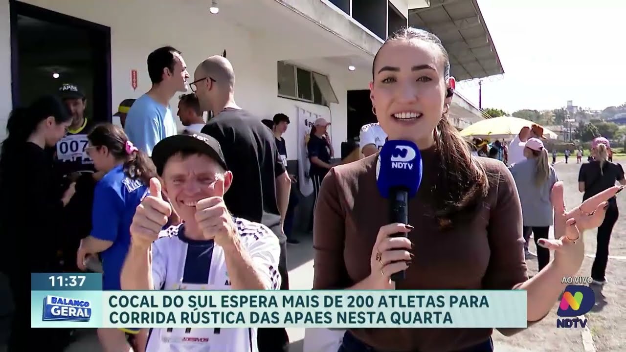 Cocal do Sul recebe mais de 200 atletas em corrida das APAEs