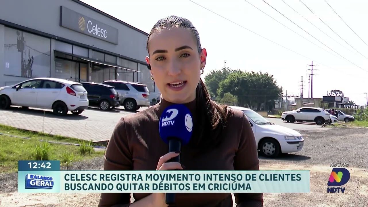 Celesc registra movimento intenso de clientes em Criciúma