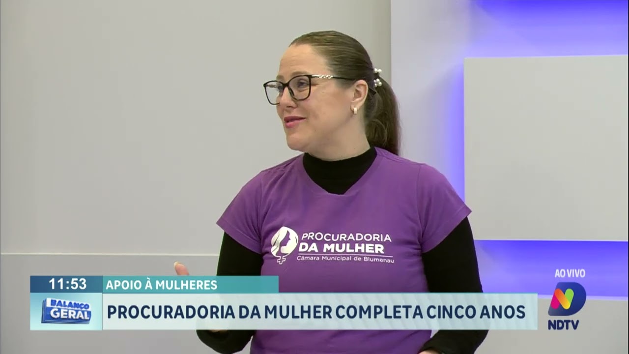 Apoio à mulheres: Procuradoria da Mulher completa cinco anos em Blumenau.