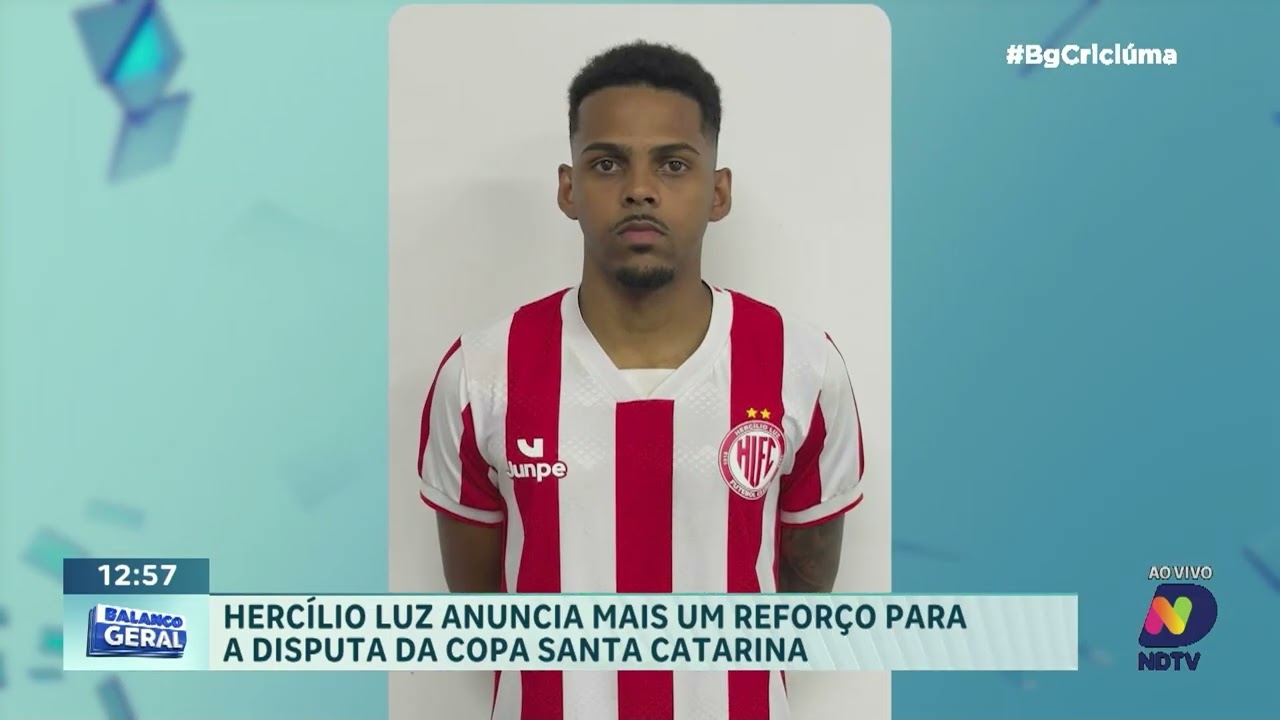 Hercílio Luz anuncia atacante Everton para a Copa Santa Catarina