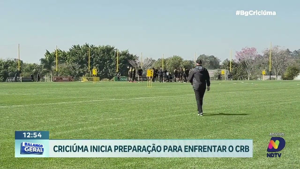 Criciúma inicia preparação para enfrentar o CRB pela Série B