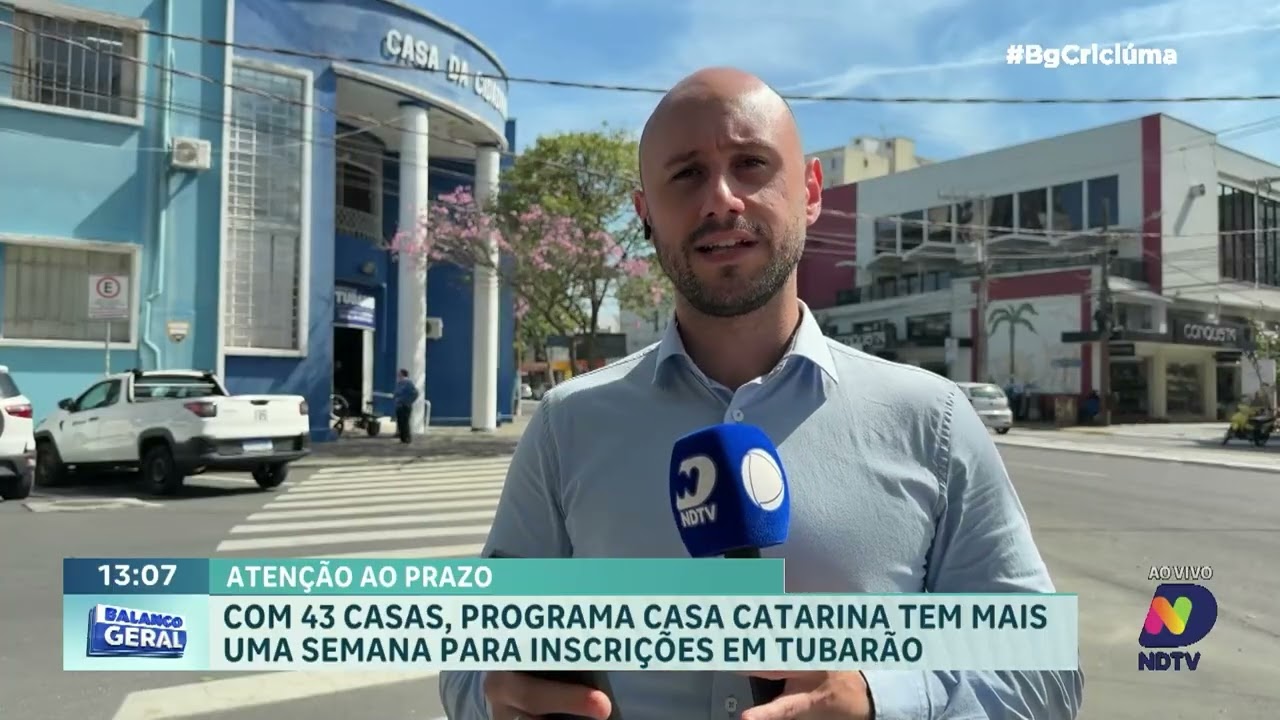 Casa Catarina tem mais uma semana para inscrições em Tubarão