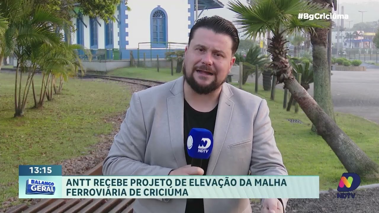 Projeto para elevar malha ferroviária de Criciúma chega à ANTT