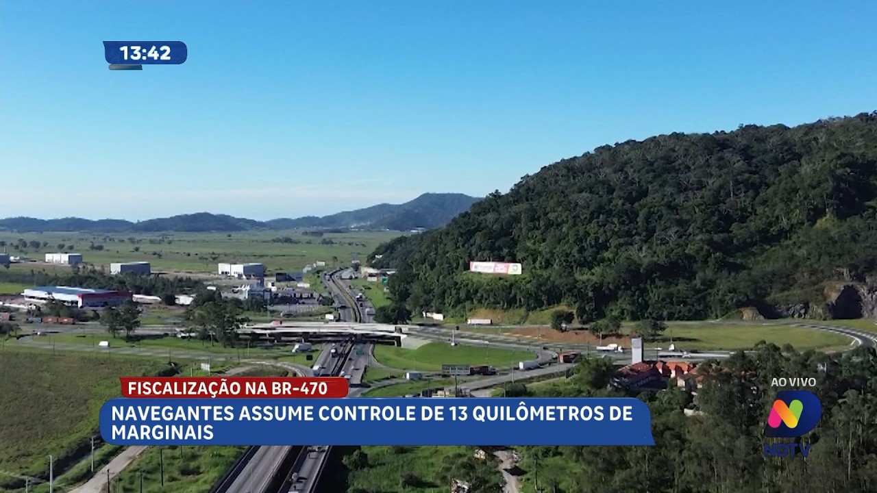 Navegantes terá autonomia para fiscalizar trânsito nas marginais da BR-470