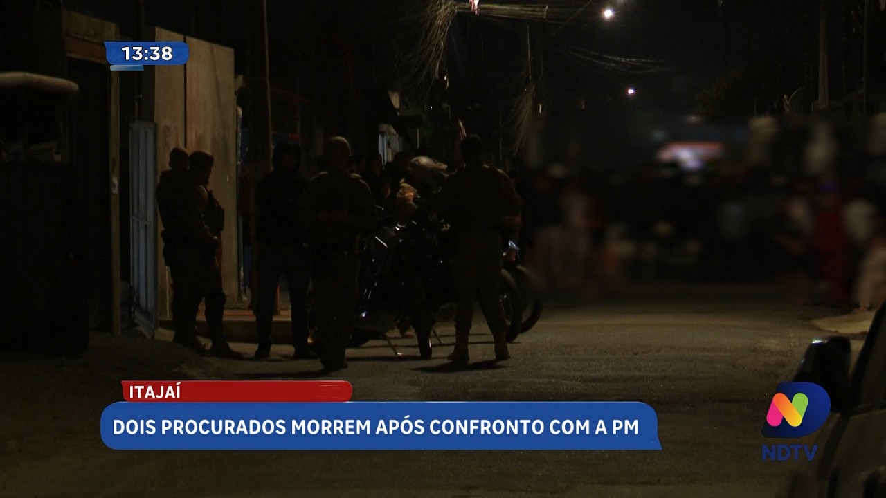 Confronto com a PM termina com dois homens mortos em Itajaí