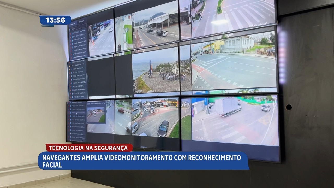 Navegantes reforça segurança com tecnologia de reconhecimento facial