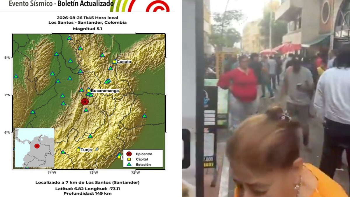 Terremoto de magnitude 5,1 atinge Colômbia e esvazia prédios em Bogotá