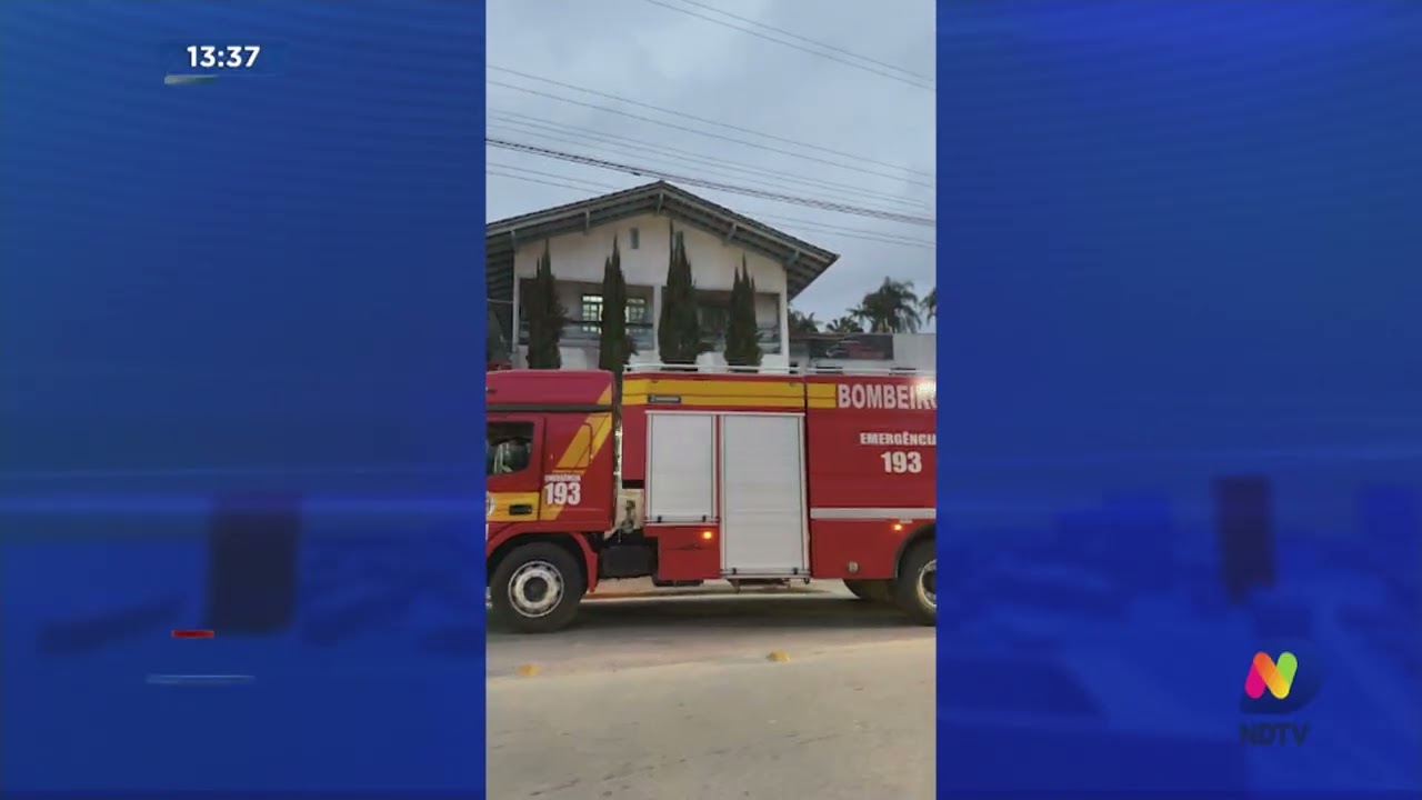 Em Gaspar: mulher sofre queimaduras nas mãos ao tentar apagar incêndio em quarto de casa