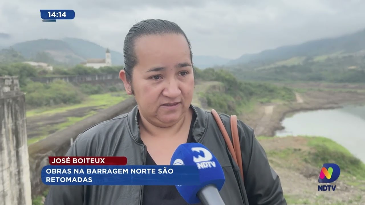 José Boiteux: obras na barragem norte são retomadas
