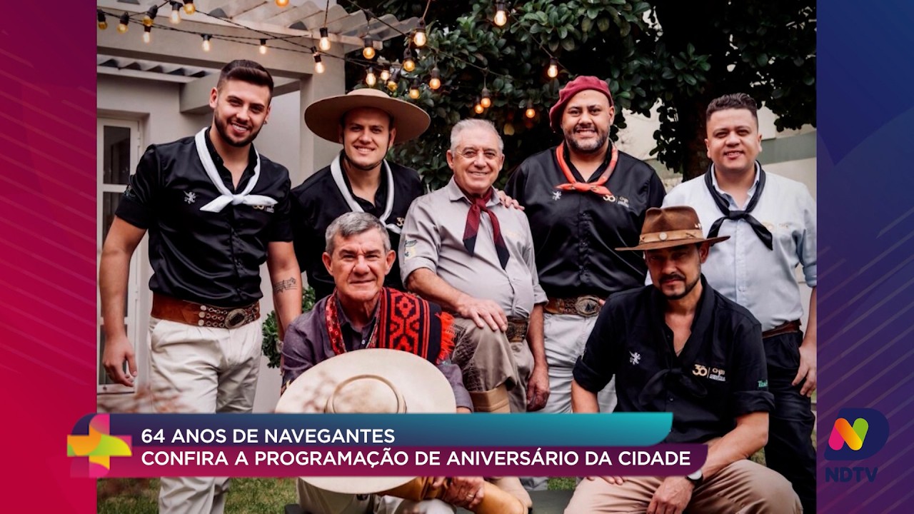 Navegantes 64 anos: confira a programação de aniversário da cidade