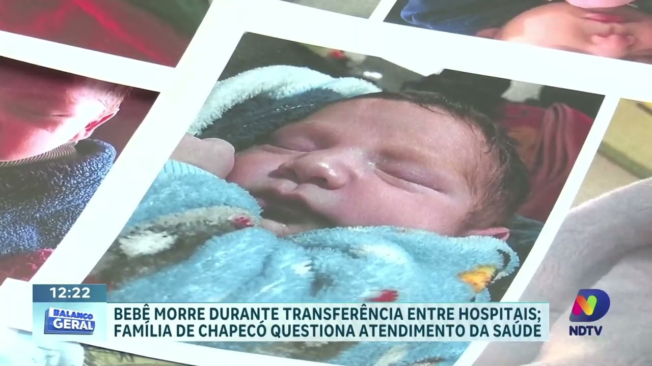 Bebê morre durante transferência de Chapecó para Concórdia