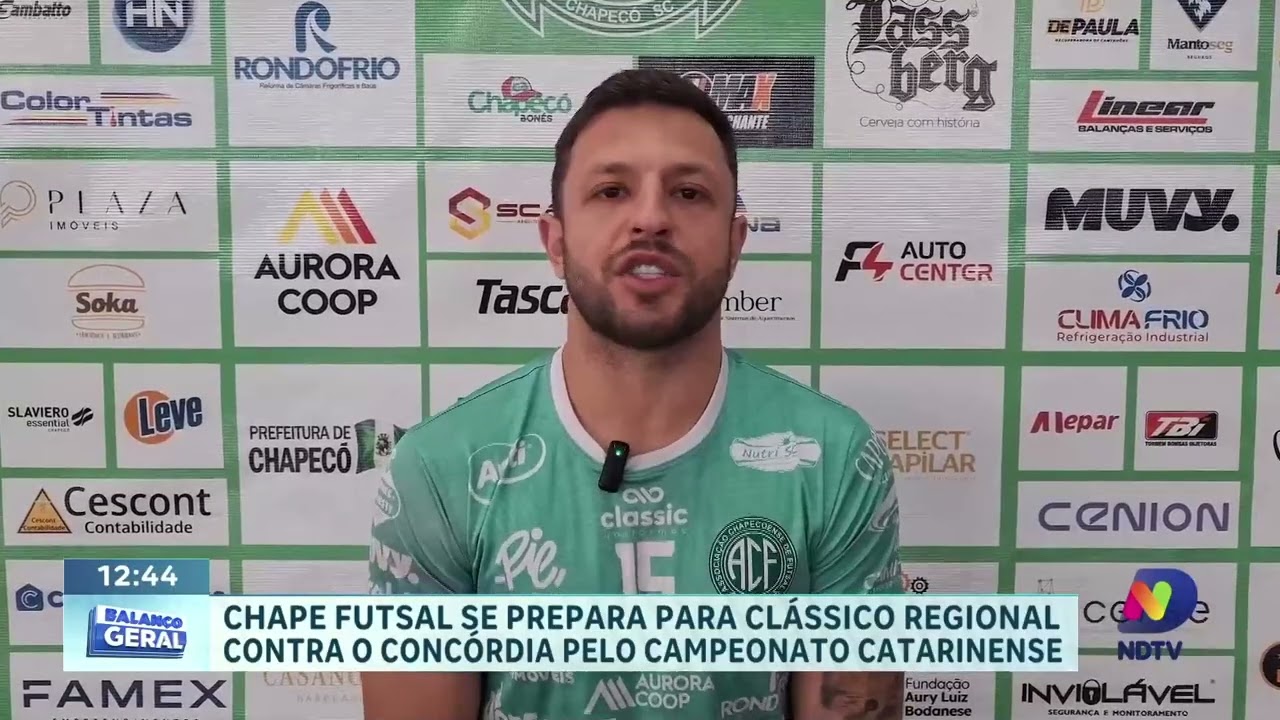 Chape Futsal perde no Brasileiro e mira clássico pelo Catarinense