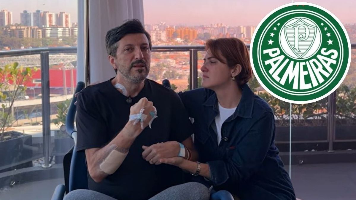 Lito Sousa publica vídeo com reação ao descobrir diagnóstico de doença rara e cita virada histórica do Palmeiras: ‘Jogo só acaba quando termina’