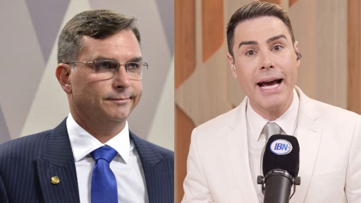 Luiz Bacci detona Flávio Bolsonaro após candidato faltar a entrevista e alerta sobre sabatina no JN: ‘Vai ser triturado! Esquece a tua carreira política’