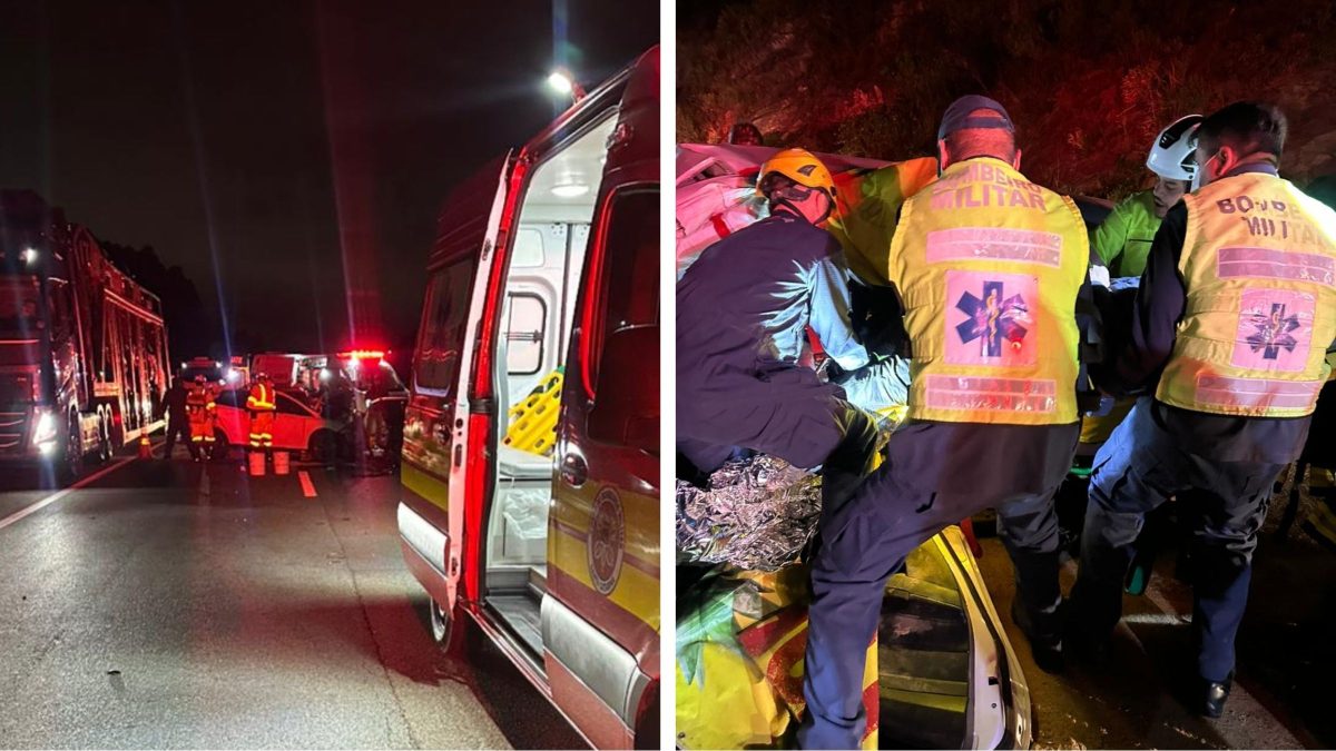 De novo? Colisão na BR-101 em SC deixa vítima presa às ferragens e trânsito fica comprometido durante 1h30; pista já foi liberada