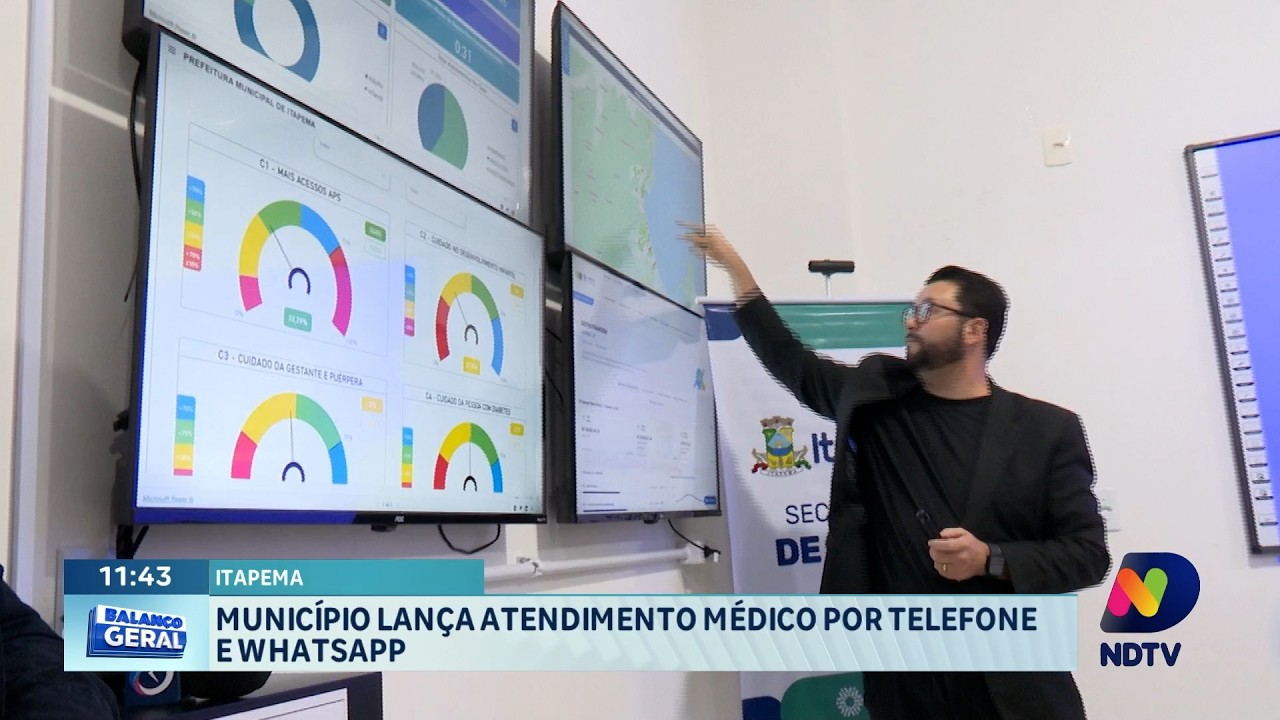 Itapema lança atendimento médico por telefone e WhatsApp à população